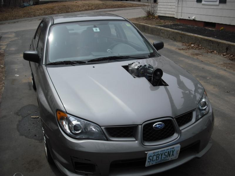 Illustration for article titled Garage Mechanic Ghetto-Rigs Subaru Impreza With Eaton Supercharger